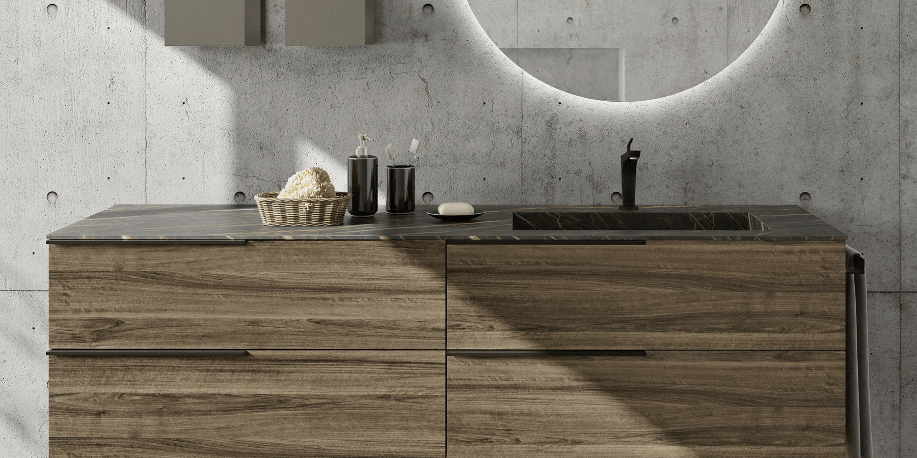 Porcelain Bathroom Countertops | Hastings Bath Collection